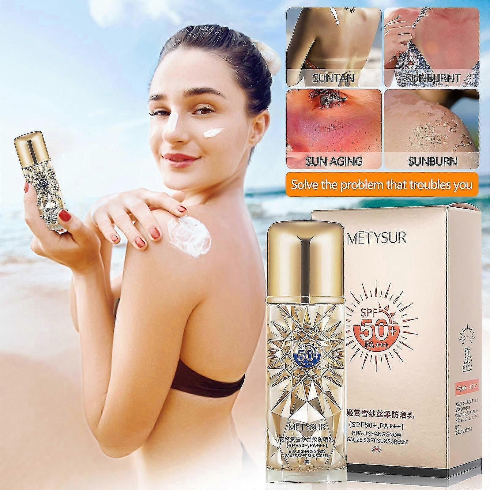 Summer Refreshing Non-greasy Protection High Power Sunscreen