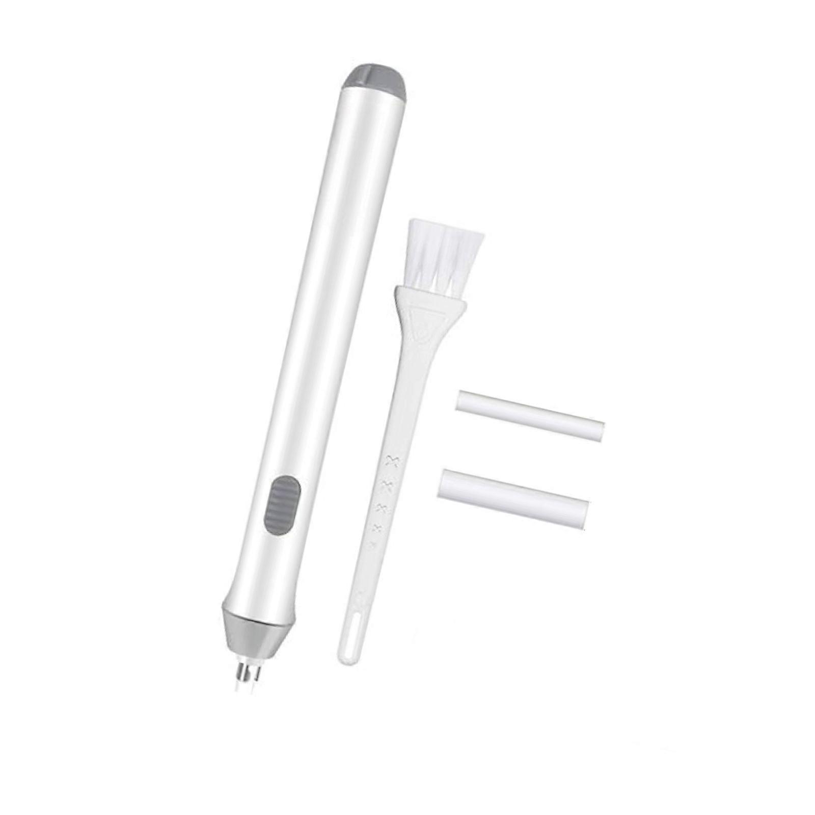 Electric Eraser for Art Craft Project with 142 Refills Automatic Eraser for Artist Beginner Student Drawing Sketching White