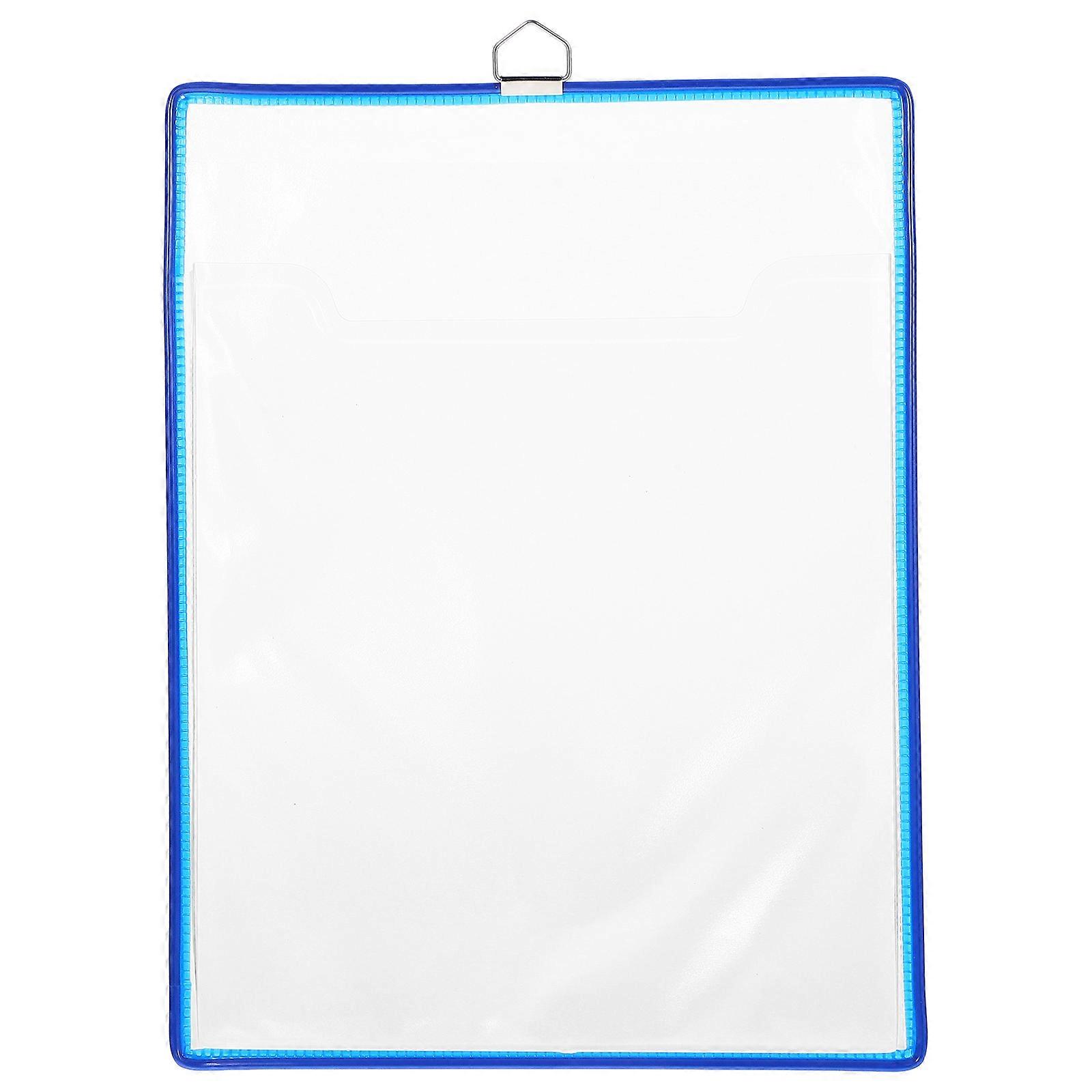 Transparent Hanging File Organizer Bag, Wall Mounted File Holder for Home Office, Classroom Storage – Holds Books, Documents & Magazines