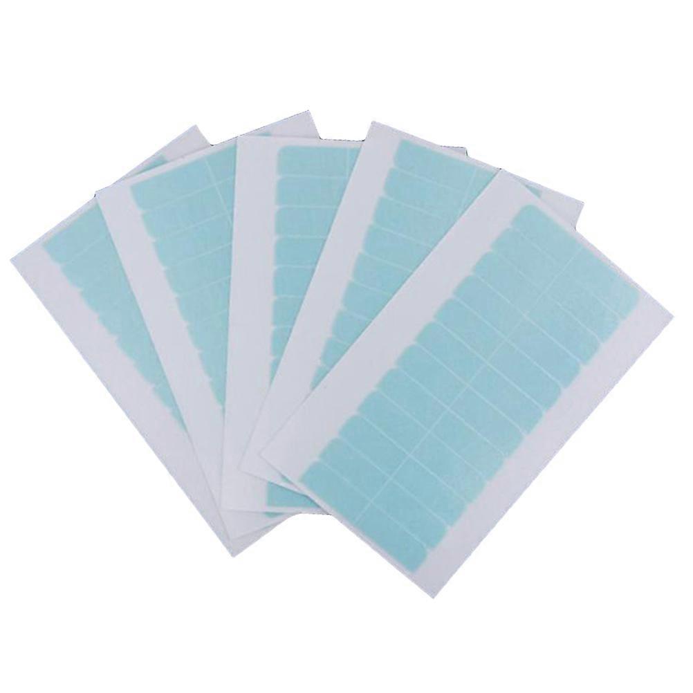 60 Pcs Double Sided Invisible Seamless Hair Extension Tape for Wigs (5 Pieces, 12 Pcs Each)