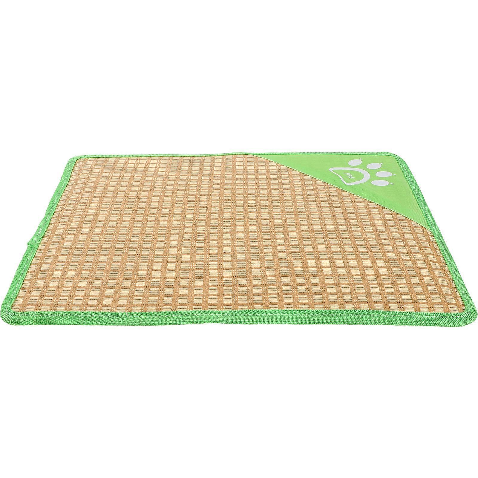 Green Cooling Mat for Summer Use and Sponge Lightweight and Portable 7.8x5.9 Inches