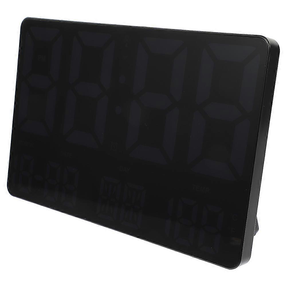 Clock For Office Countdown Function Multifunctional Design Black Color 9.8×6.2×1.2in 1Pcs