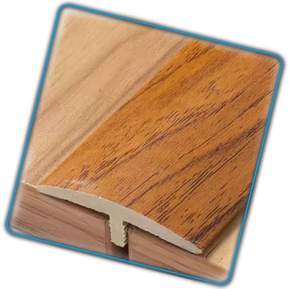 Floor transition strips, 4/5' threshold, Tshape, PVC flooring, waterproof (F, 5PC)