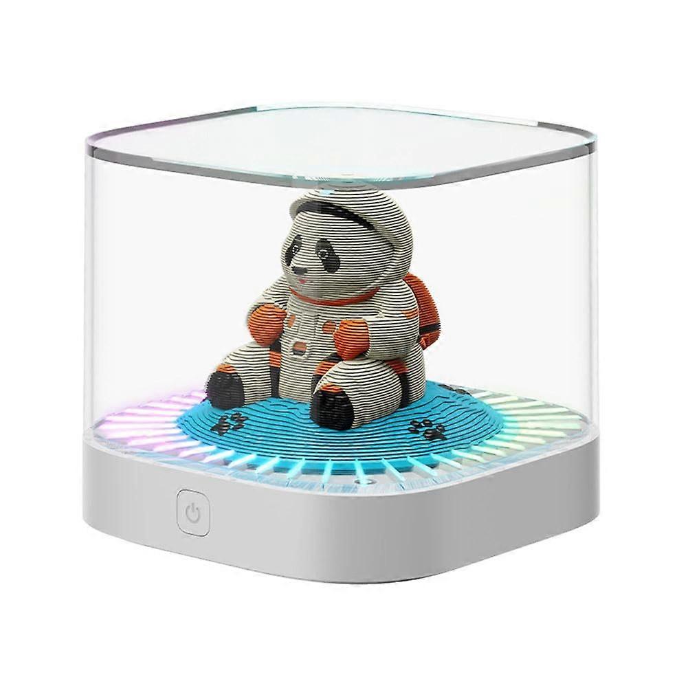 3D Pad Notepad 2025 Calendar Panda Sticky Notes Luxury Desk Decoration Stationery K8F2