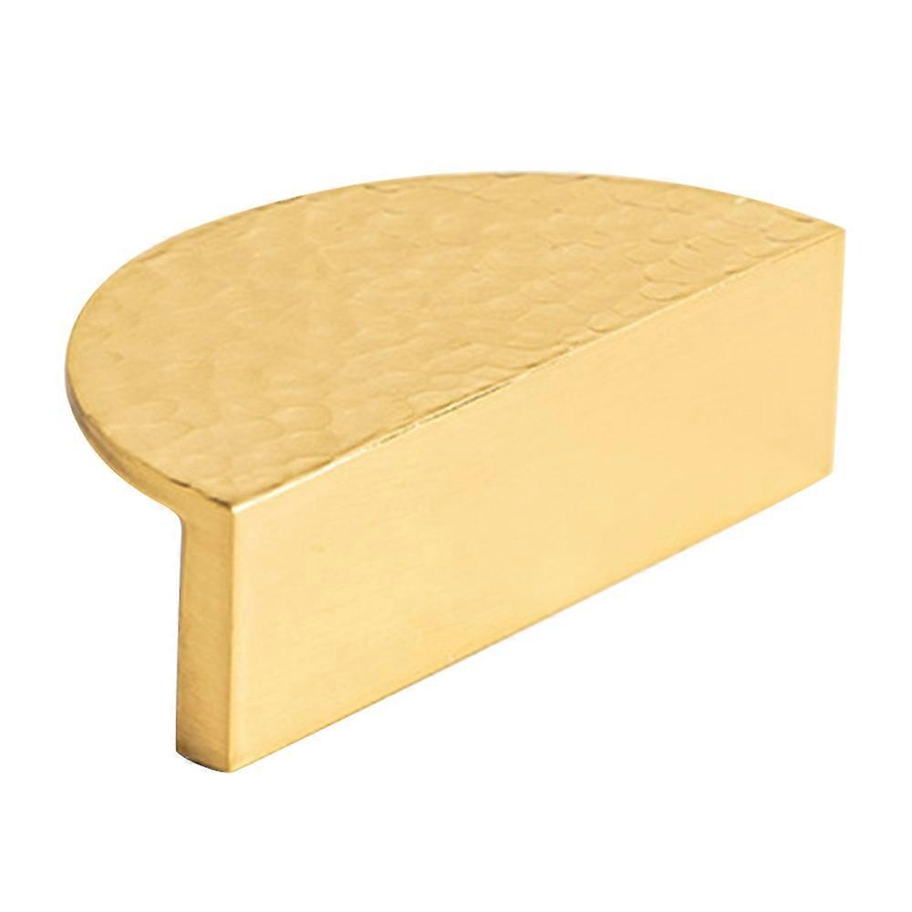 Brass Handles for French Cabinet 9013 Hammered Textured Wardrobe Pulls Drawer Knobs Single Hole - Go