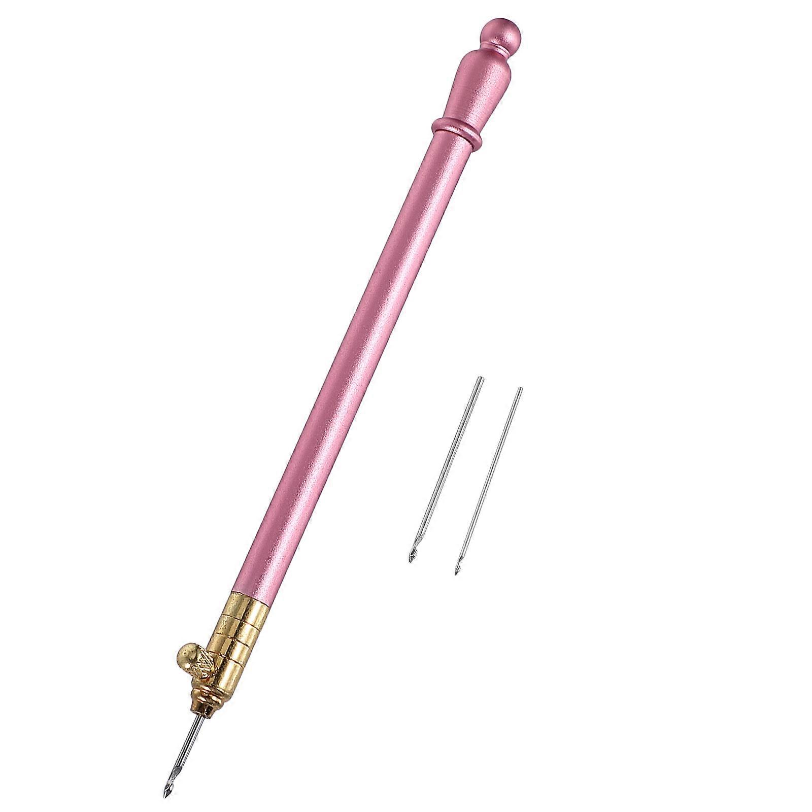 Punch Needle Replacement Needles Hook Embroidery DIY Activities Metal Reduced Friction 4.3×0.4×0.4in 1Set