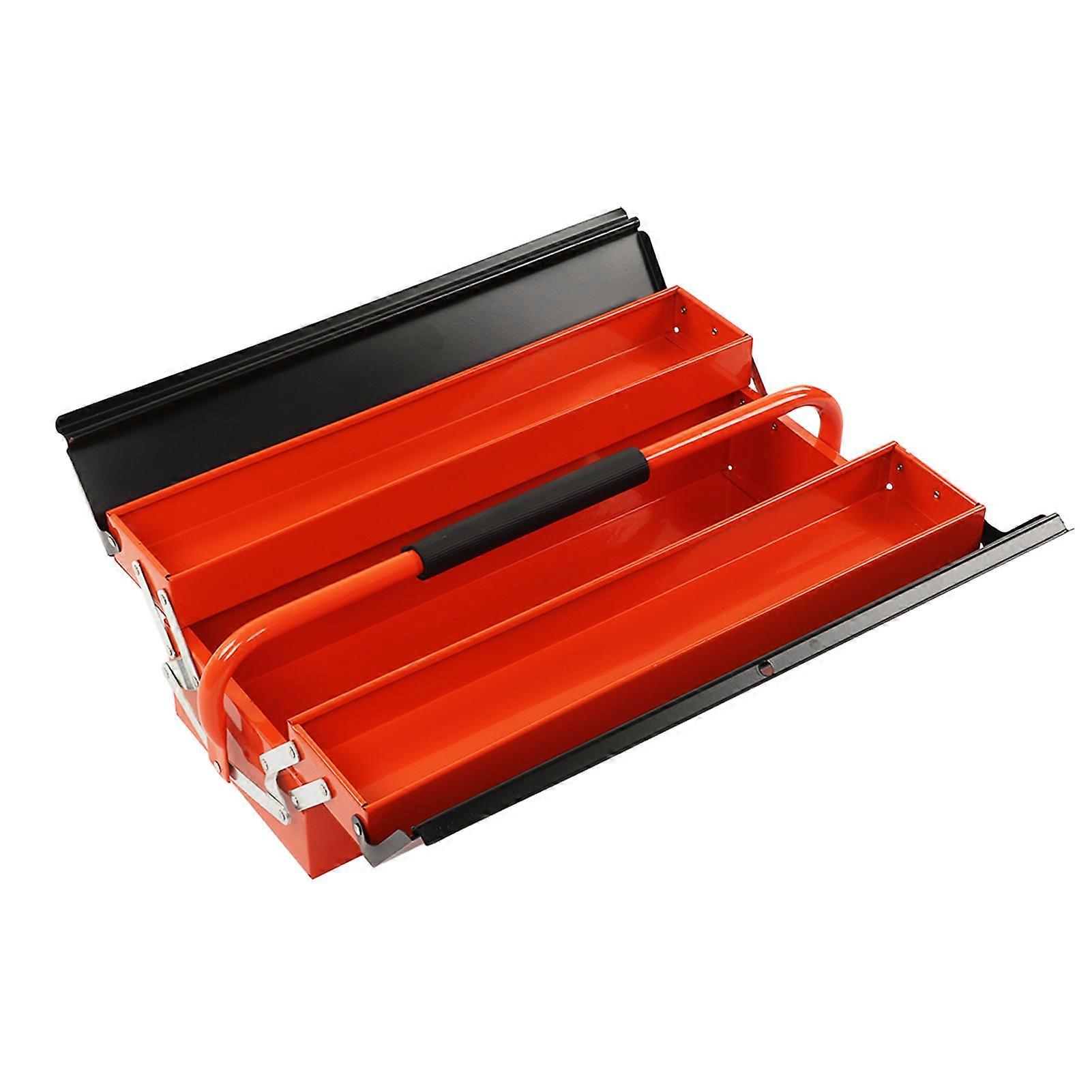 Cantilever Tool Storage Box 2 Layer 3 Tray 530mm Thickened Folding Storage Case Portable Cantilever Tool Organizer 