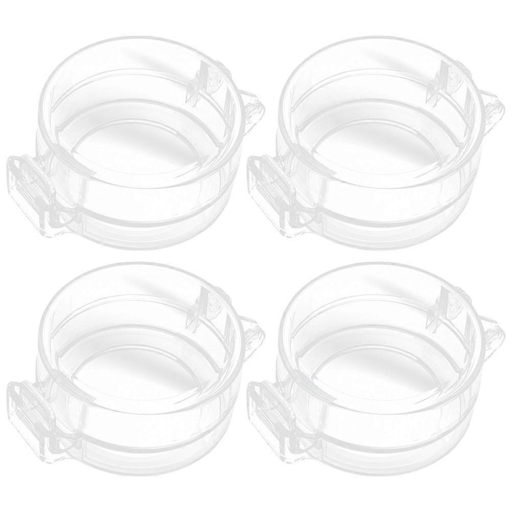 قفل باب أمان للأطفال قفل الباب غطاء واقي مربع تصميم بسيط ABS حماية الأطفال في المطبخ 5.90X4.40X2.50CM مضاد للقفل