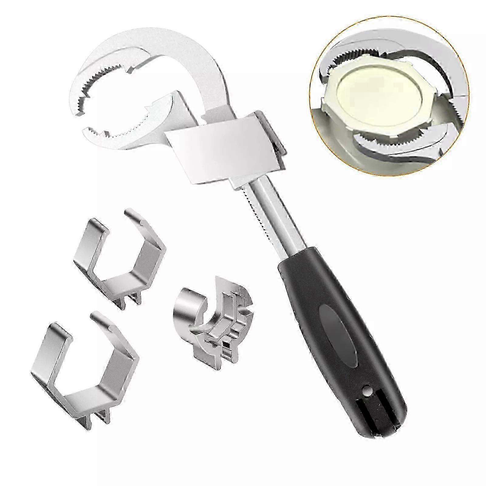 2025 Latest Model Universal Open End Wrench Adjustable Wrench for Bathroom