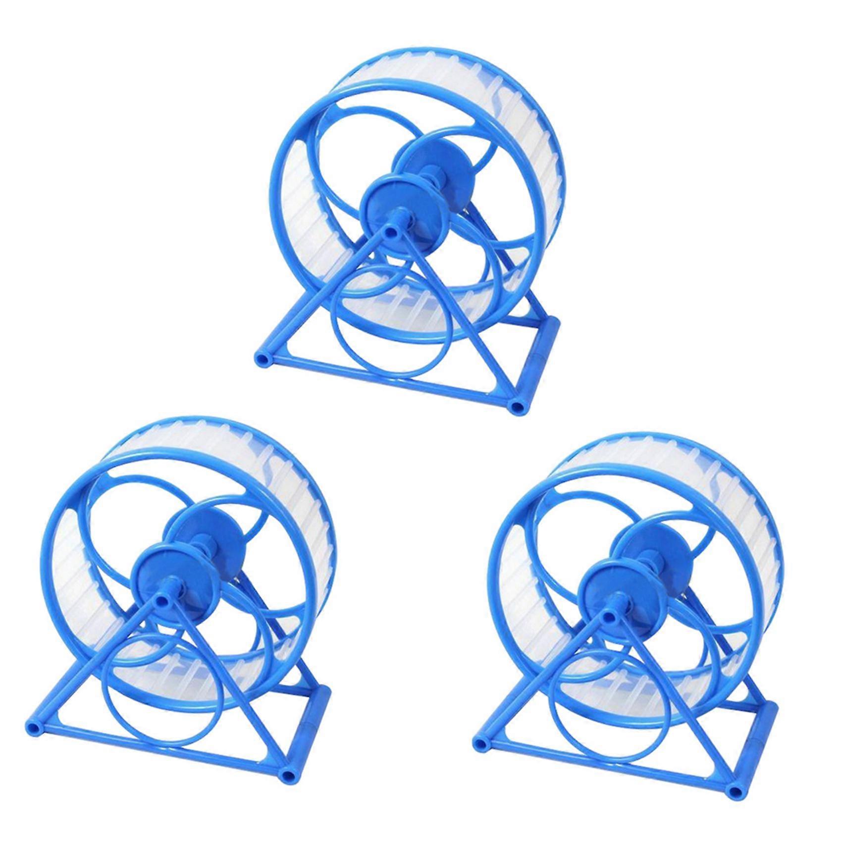 3X Pet Jogging Hamster Mouse Mice Small Exercise Toy Running Spinner Sports Wheel Pets Guinea Pig Su