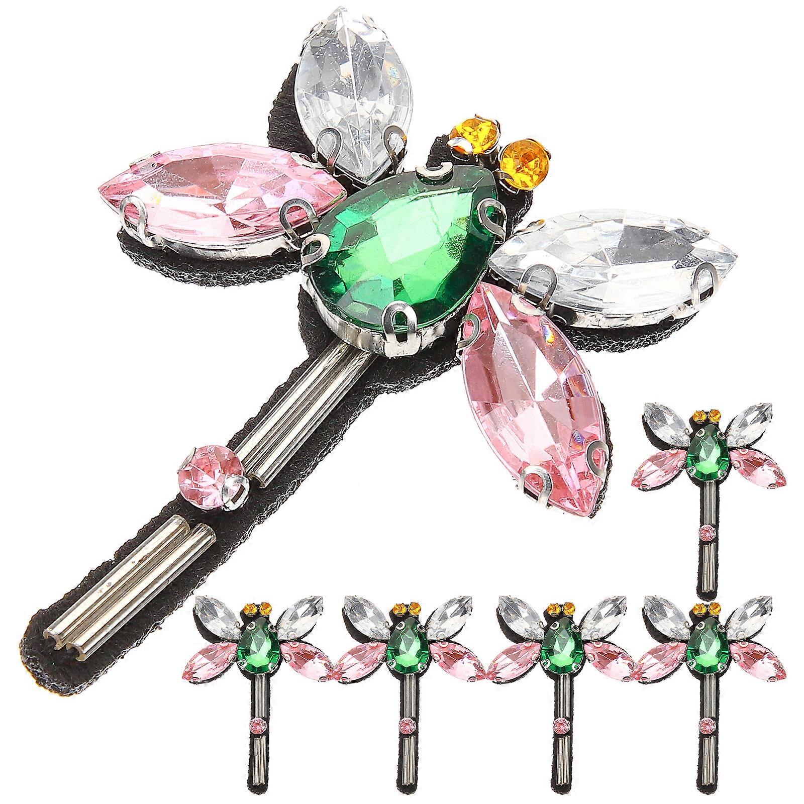 Rhinestone Patch Animal Shape Sewing Applique for Decoration 6Pcs Set