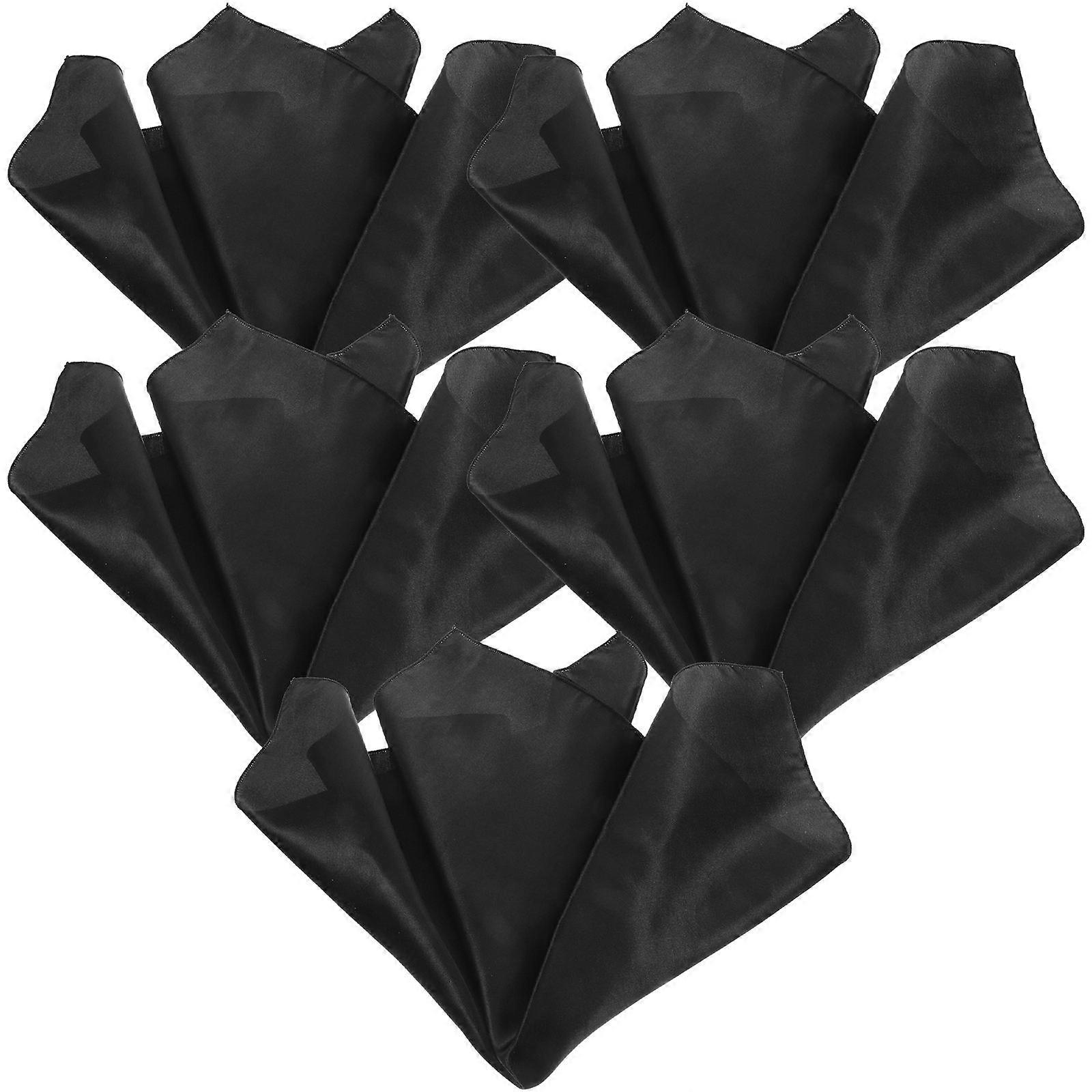Wedding Cloth Napkins for Reception Satin Fabric Rectangular .00X42.00X0.10cm Dining Companion 5Pcs