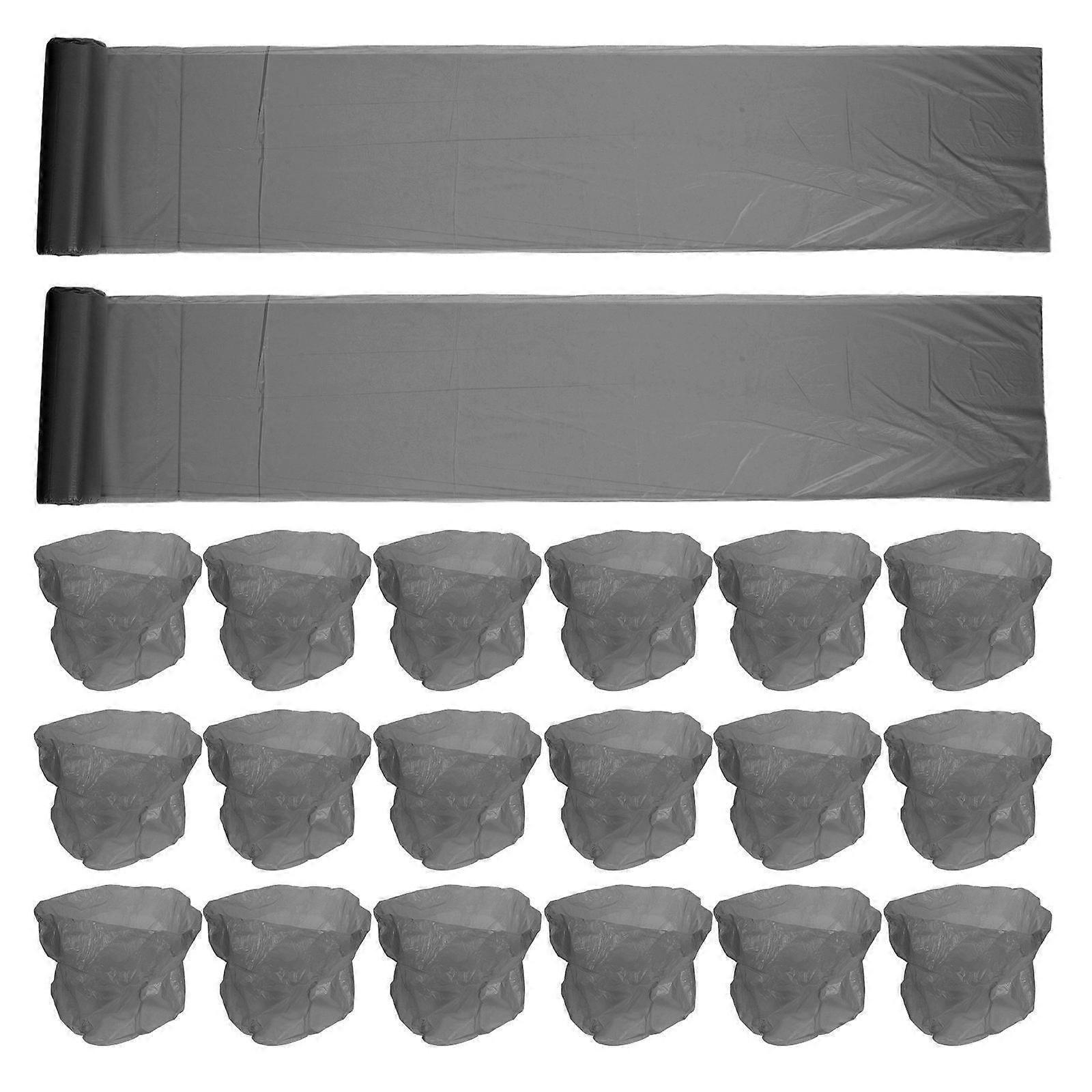 Psm Starch-Based Trash Bags Black Sturdy Thickened Design with Leak-Proof Protection for Storage