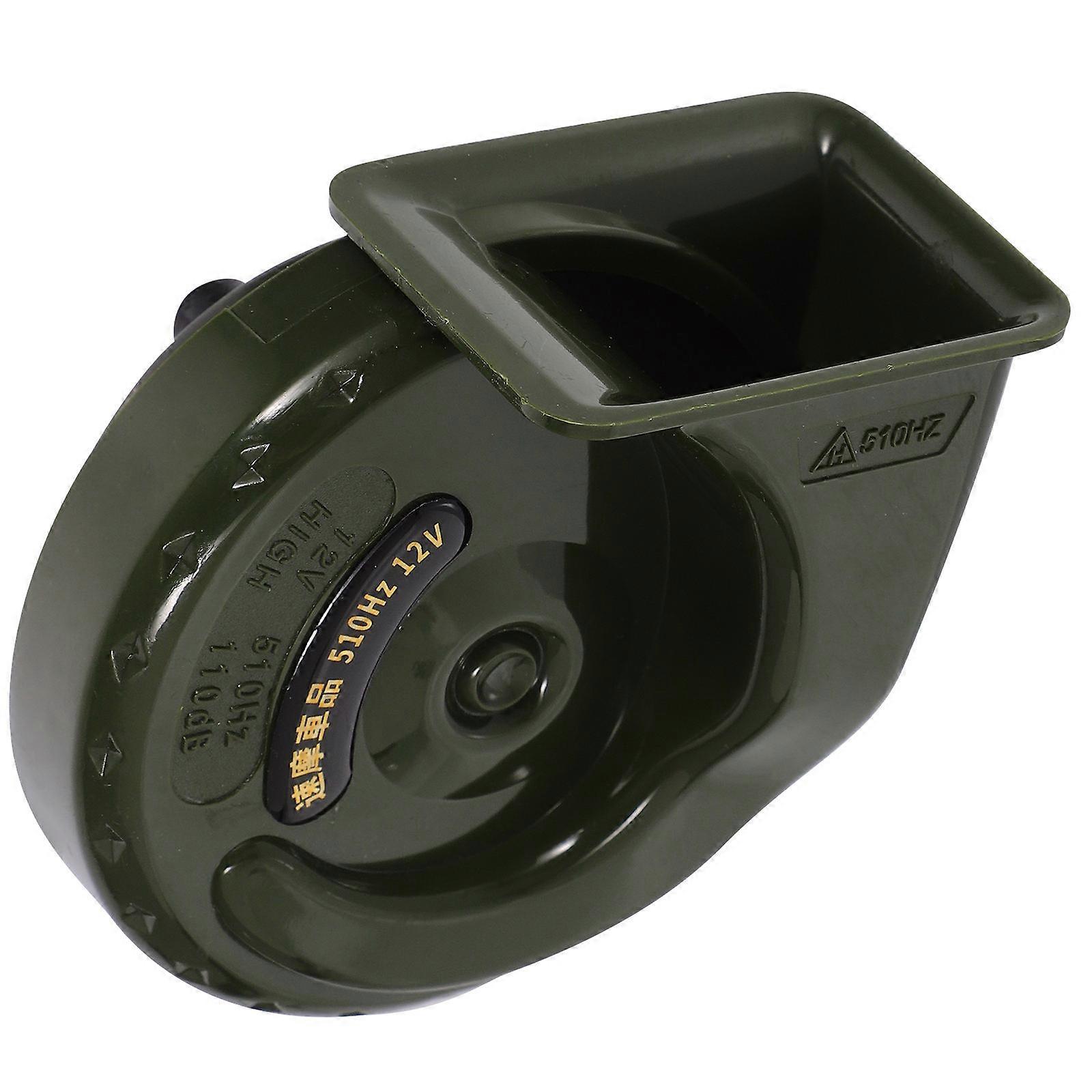 Loud Motorcycle Horn 12V Splashproof Black Copper Acrylic Durable Daily Use Speaker Size 4.5 Inch