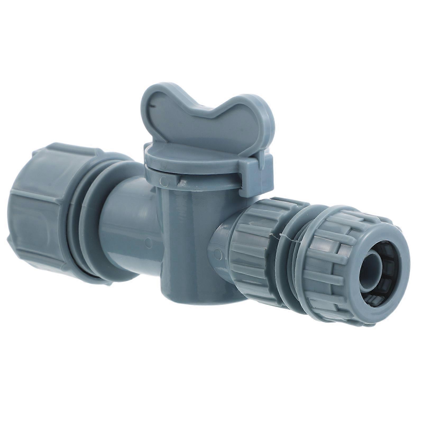 Faucet Flow Control Valve Hose Connector with Quick Release Couplings for Efficient Water Distribution in Patio and Greenhouse Applications