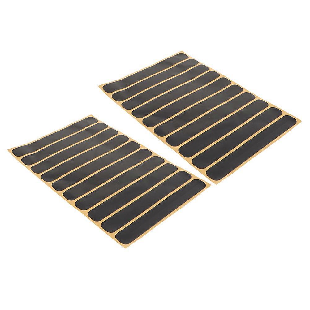 2 Sheets Reflective Stickers for Motorcycle and Bicycle 10 Strips per Sheet
