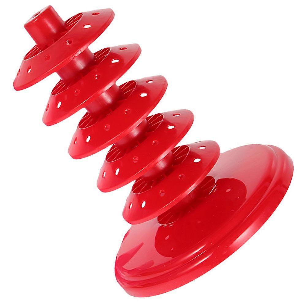 Red PP Material Lollipop Holder for Decor Stable and Portable MultiFunction Display Rack 4.7 Inches