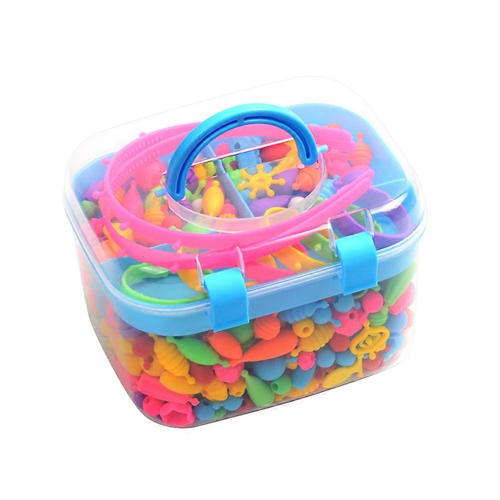 DIY سوار صنع كيت لعبة تعليمية للأطفال تحسين التنسيق بين اليد والعين لون متنوع 1 مجموعة