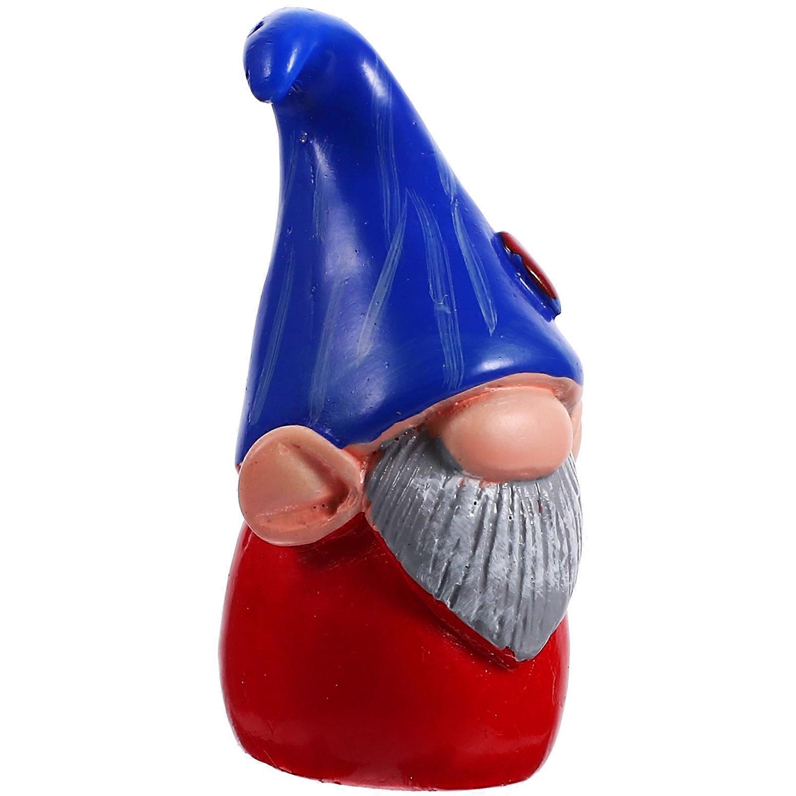 Creative Mini Gnome Ornament Multi Resin Figurine Home Decor 1 Set