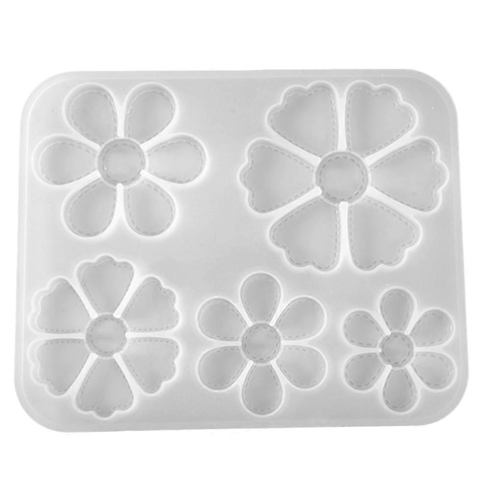 Silicone Petal Mold for DIY Crafts White Fashionable and Durable 6.5 x 4.2 inches