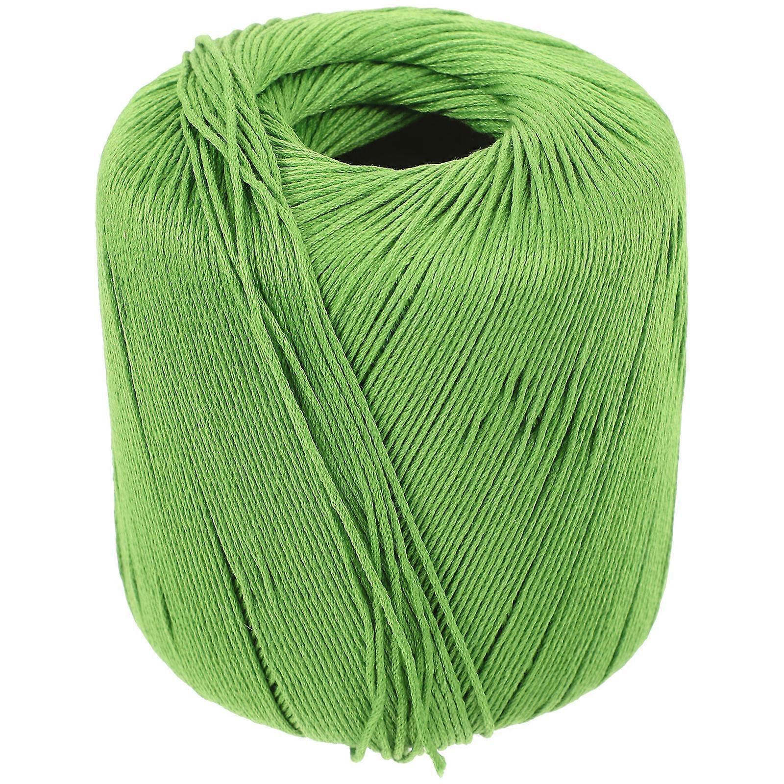DIY Knitting Yarn 1 Roll Perfect For Craft Projects And Homemade Gifts Green Cotton Yarn Provides Excellent Flexibility And Comfort