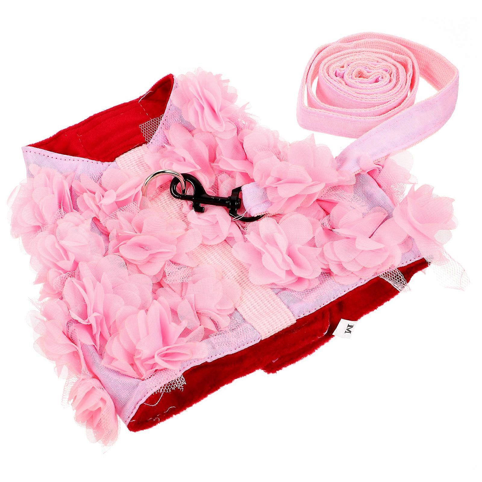 Breathable Pet Traction Belt With Adjustable Straps Perfect For Walking Dogs In Spring And Summer 2Cm Rope Width 1Pack