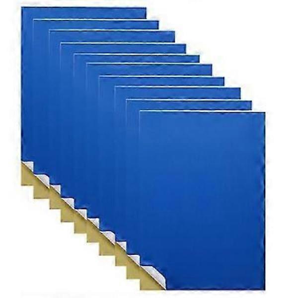 A4 Sticker Paper - A4 Adhesive Labels 21x29.7 cm for Laser/Inkjet Printers for Office School Dark Blue