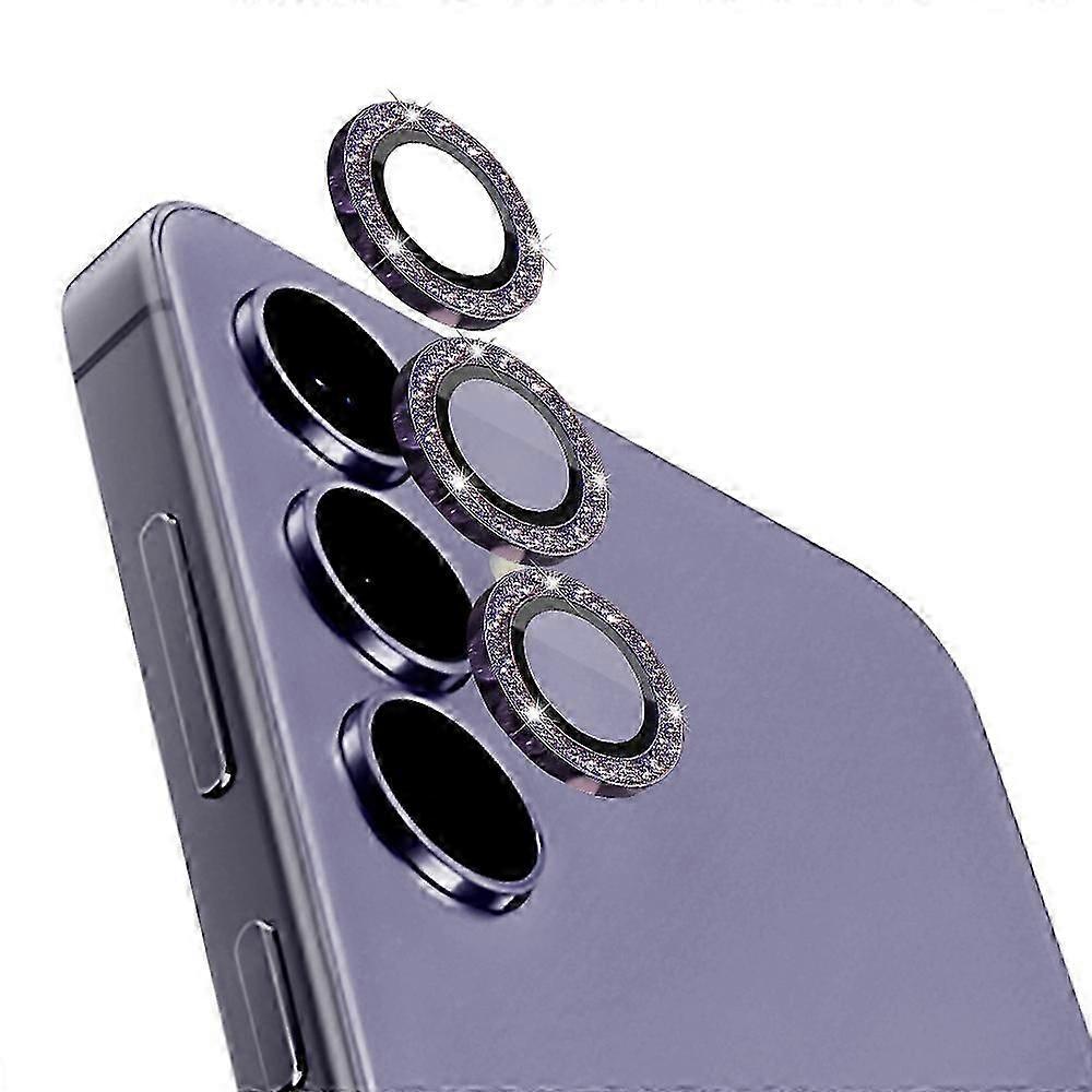 Type E NORTHJO 1 Set For Samsung Galaxy S24 Glitter Scratch-proof Camera Lens Protector Tempered