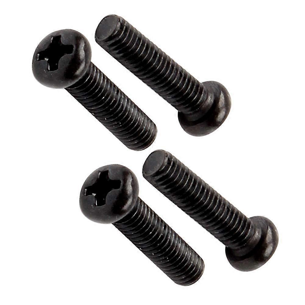 Pan Head Phillips Screws M4 - Black Round Head Bolts, Durable Hardware Fixings for Tools and DIY Projects