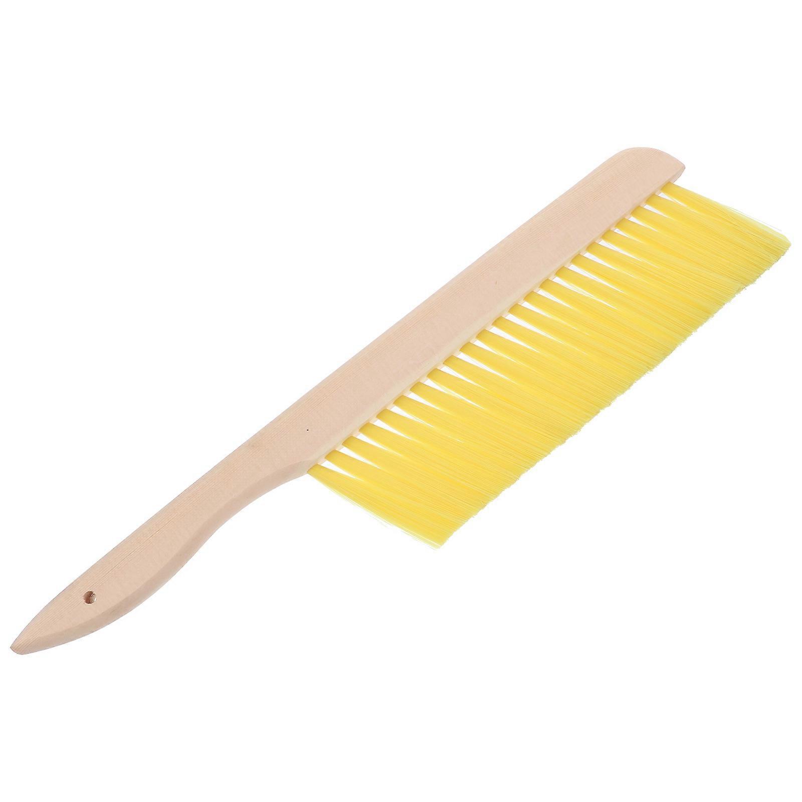 Durable Wooden Handle Beekeeping Tool for Hive Cleaning & Maintenance with Gentle Bristles and Convenient Storage Design