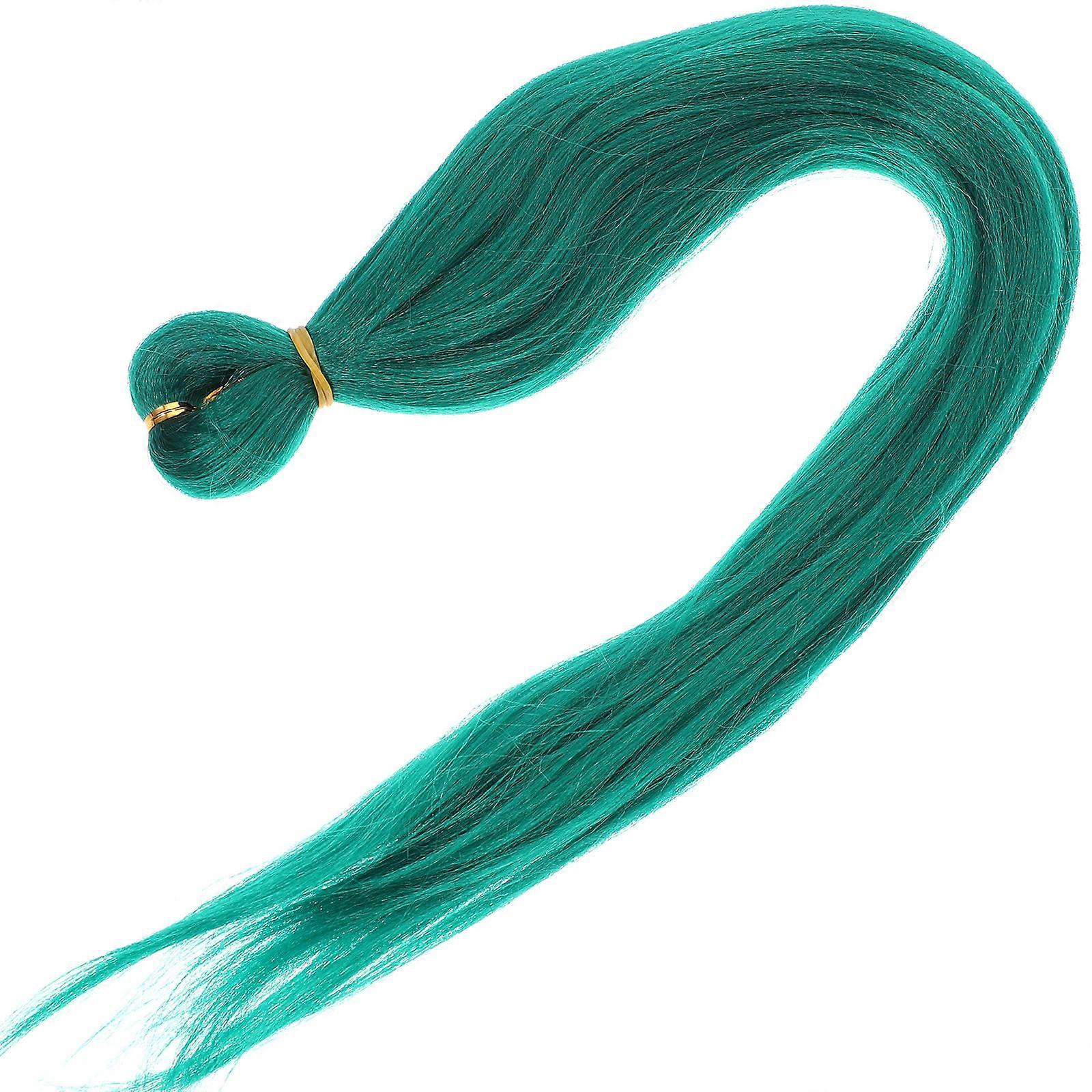3 Rolls Long Braiding Hair Pre Stretched Braiding Hair Low Temperature Silk Hair Extensions for Braids