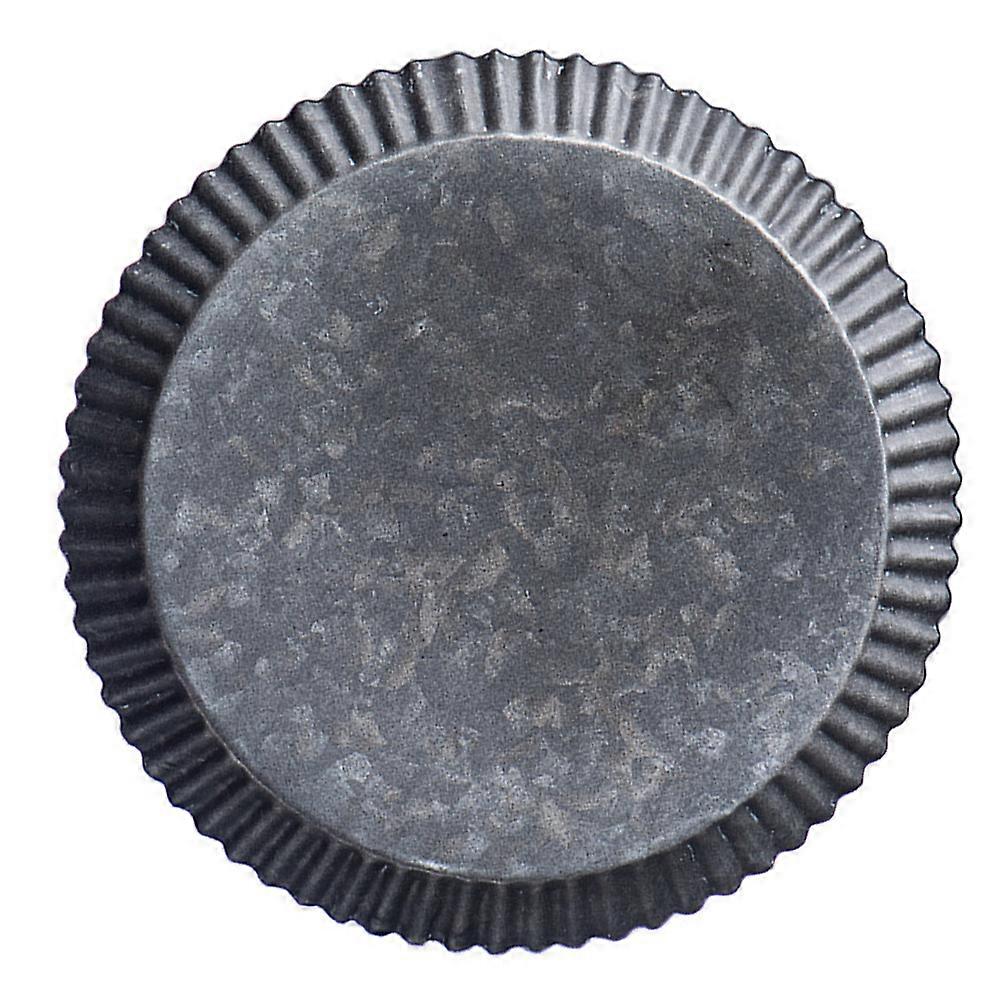 Nordic Style Snack Tray for Home Silver Iron Material Smooth Surface and Practical 1pc