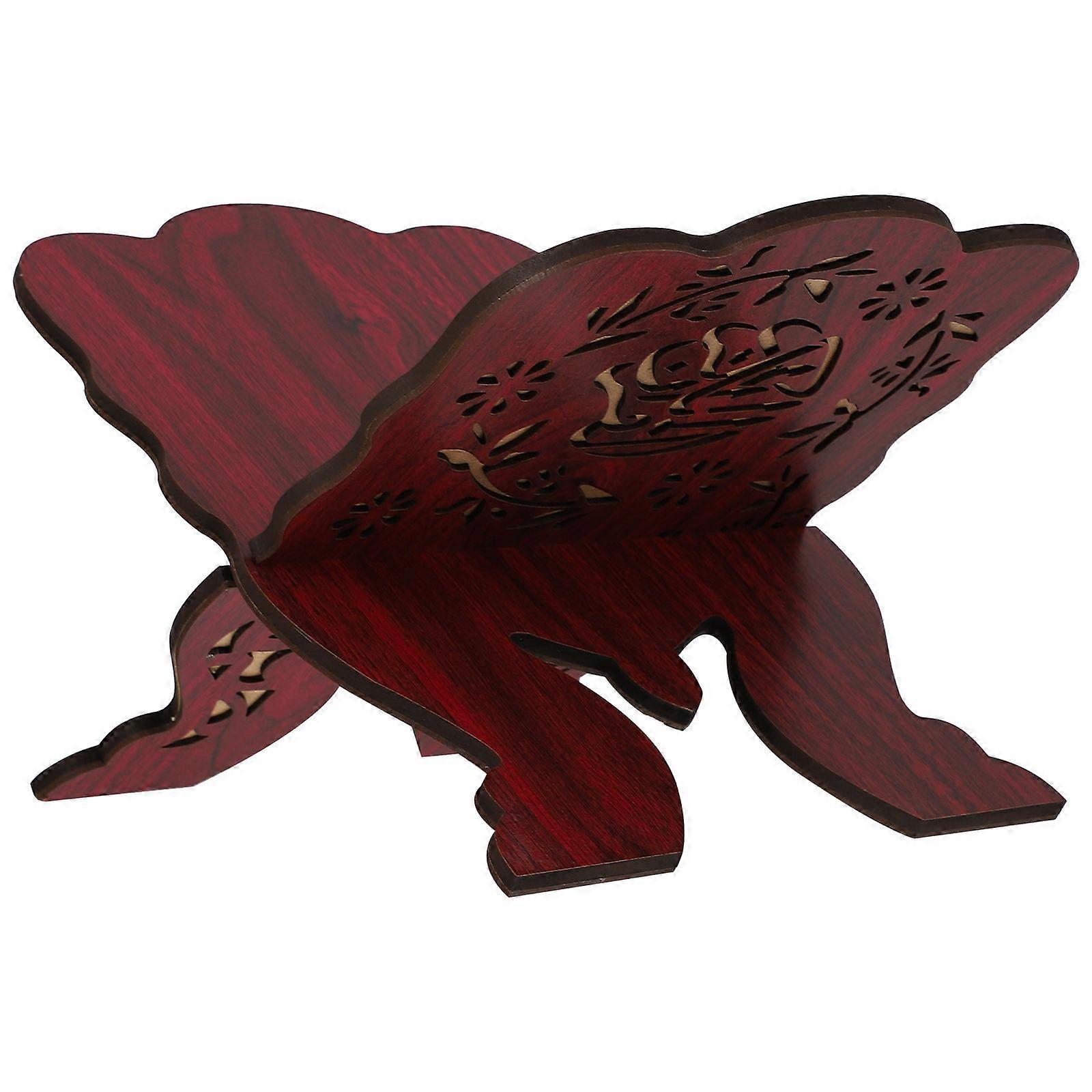 Muslim Festival Book Stand For Prayer Book Support Style Wooden Decorative Ornament 1Pack