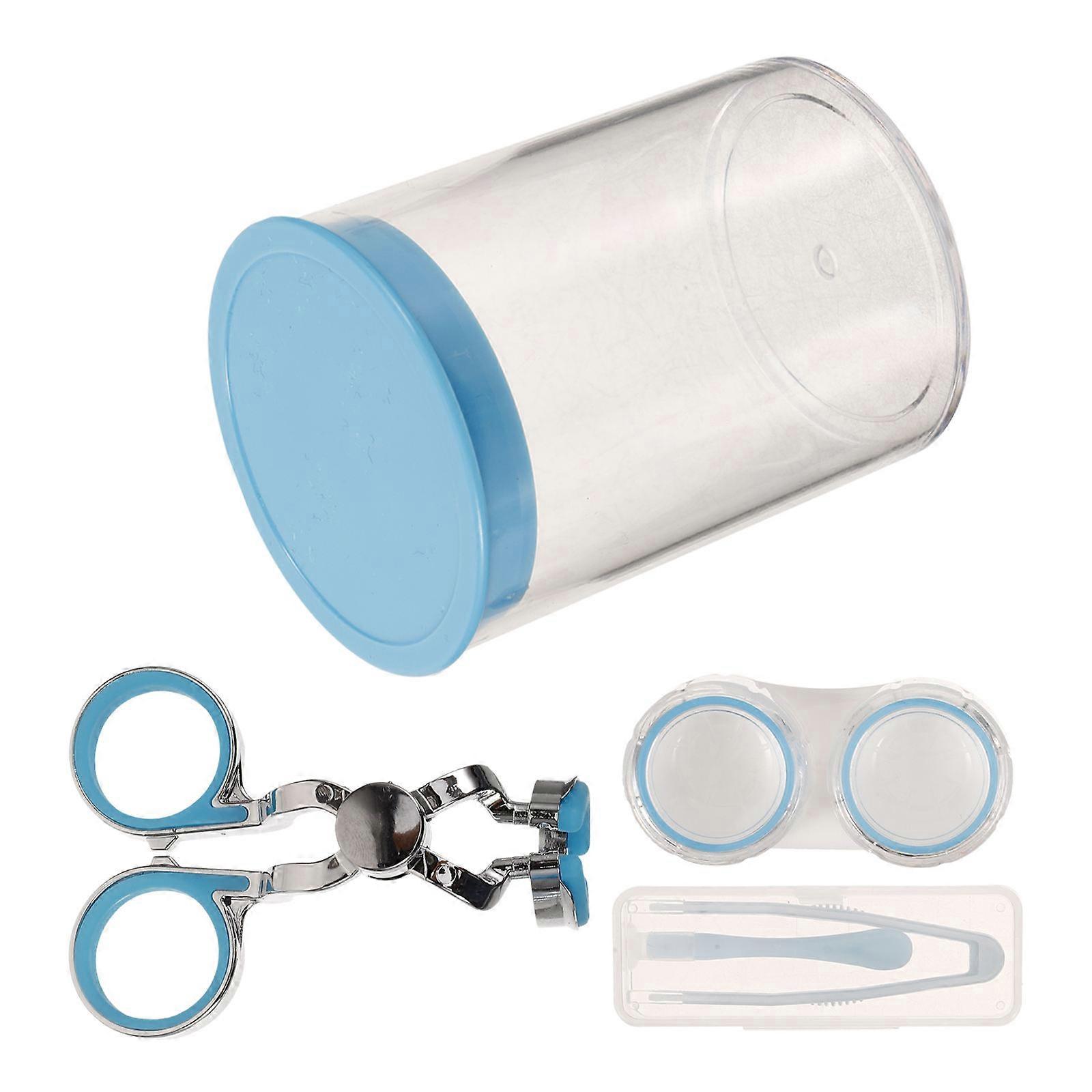 Lens Applicator Tool For Contacts Lens Users Convenient Travel Use Blue Color 1 Set