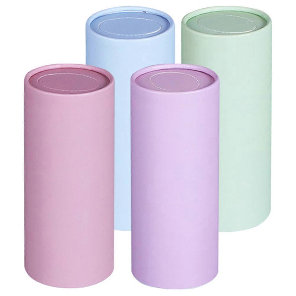 4pcs Refillable Car Tissue Holder Car Cup Holder Tissue Box Travel Cylinder Tissue Container