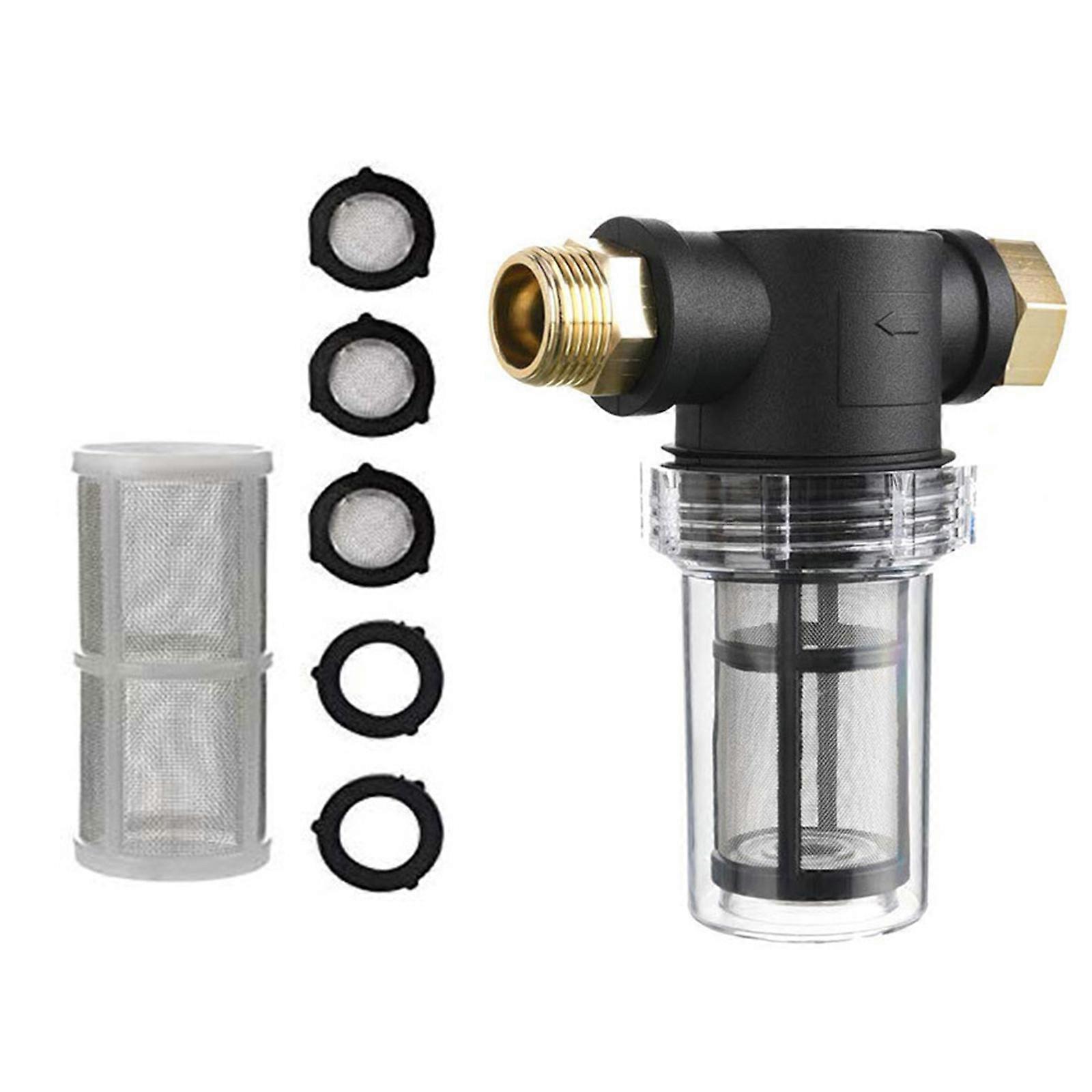 Garden Hose Filter Protects Pressure Washer Component Garden Irrigation Filter High Pressure Water Filter for Garden Multicolor