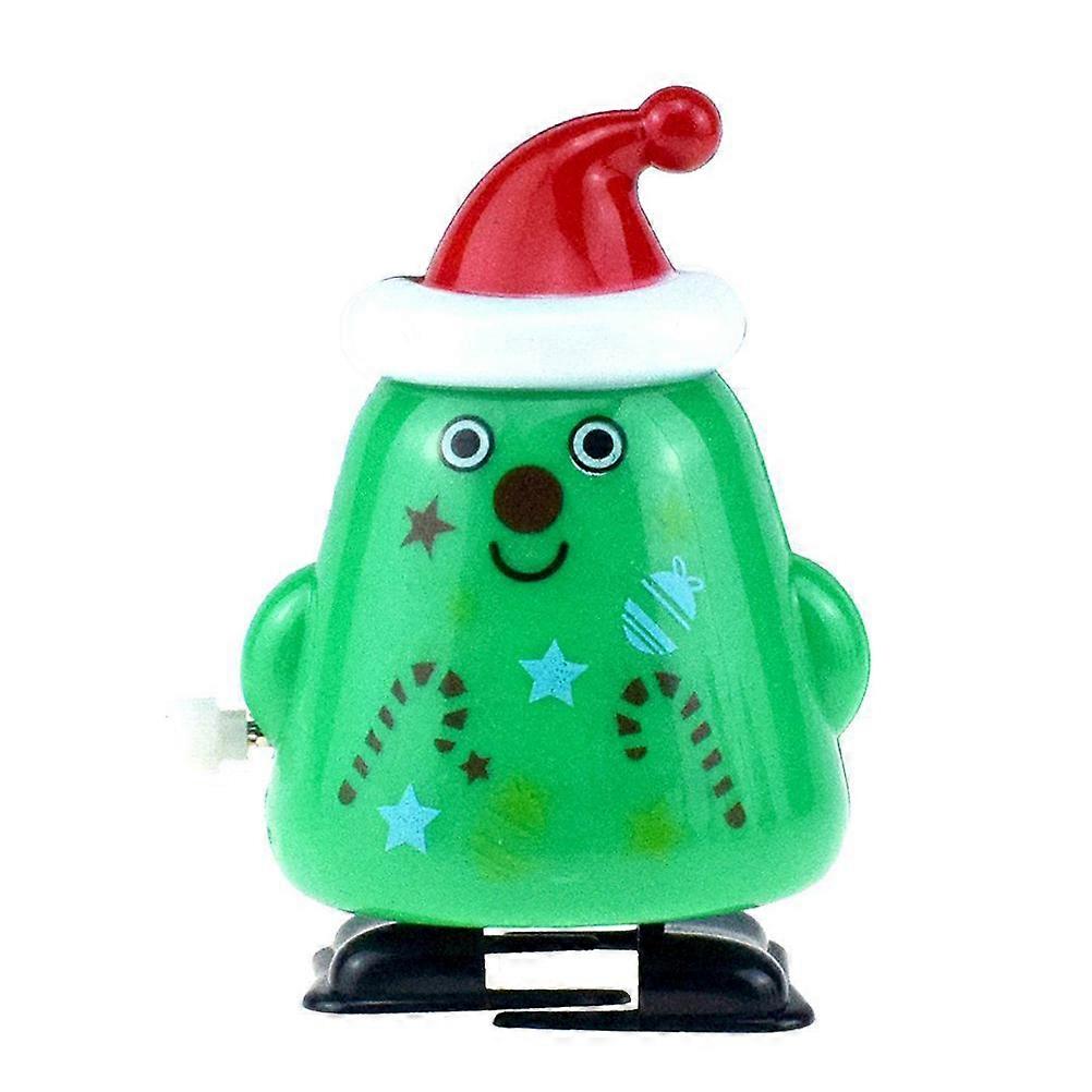 5Pcs Christmas Theme Clockwork Toy Set Including Santa Christmas Tree Penguin Elk Suitable for Kids and Students for Fun Holiday Activities