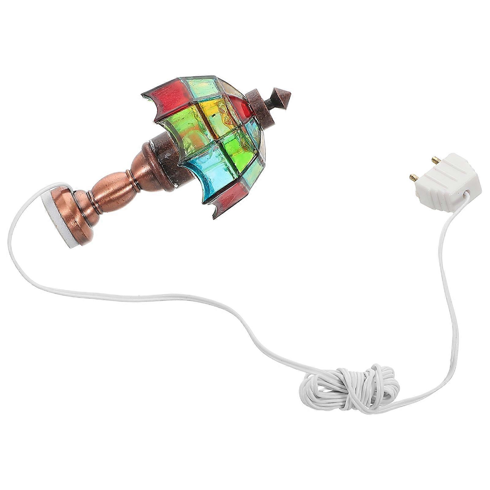 Miniature LED Lights for Dollhouse Plastic Multi Decorative Furniture with Realistic Scale