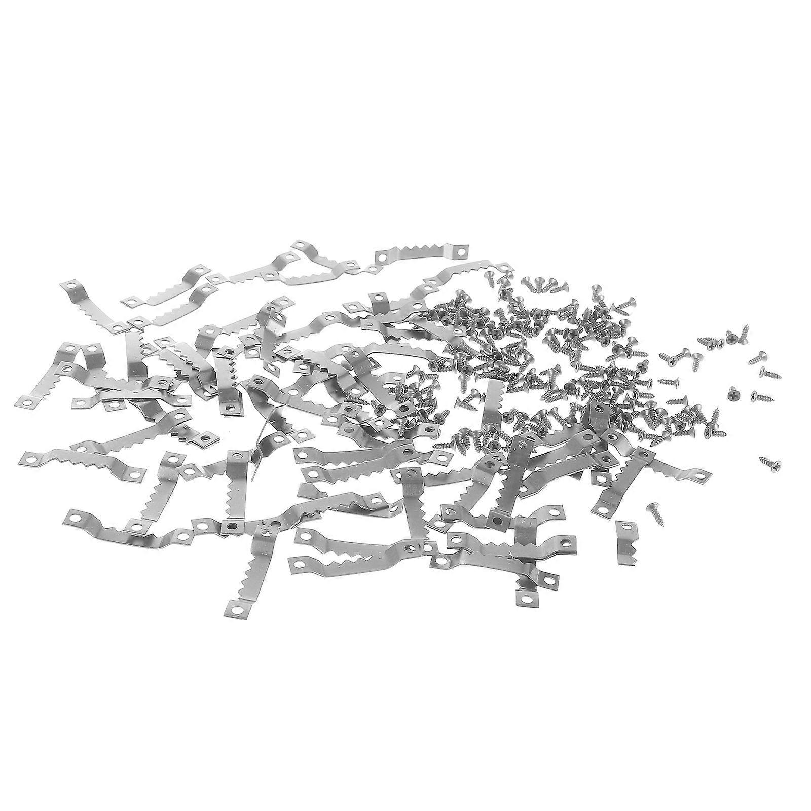 Photo Hangers 200 Pcs Designed For Workplace Use Ideal For Hanging Maps Postcards 3.8X0.7cm Easy Installation