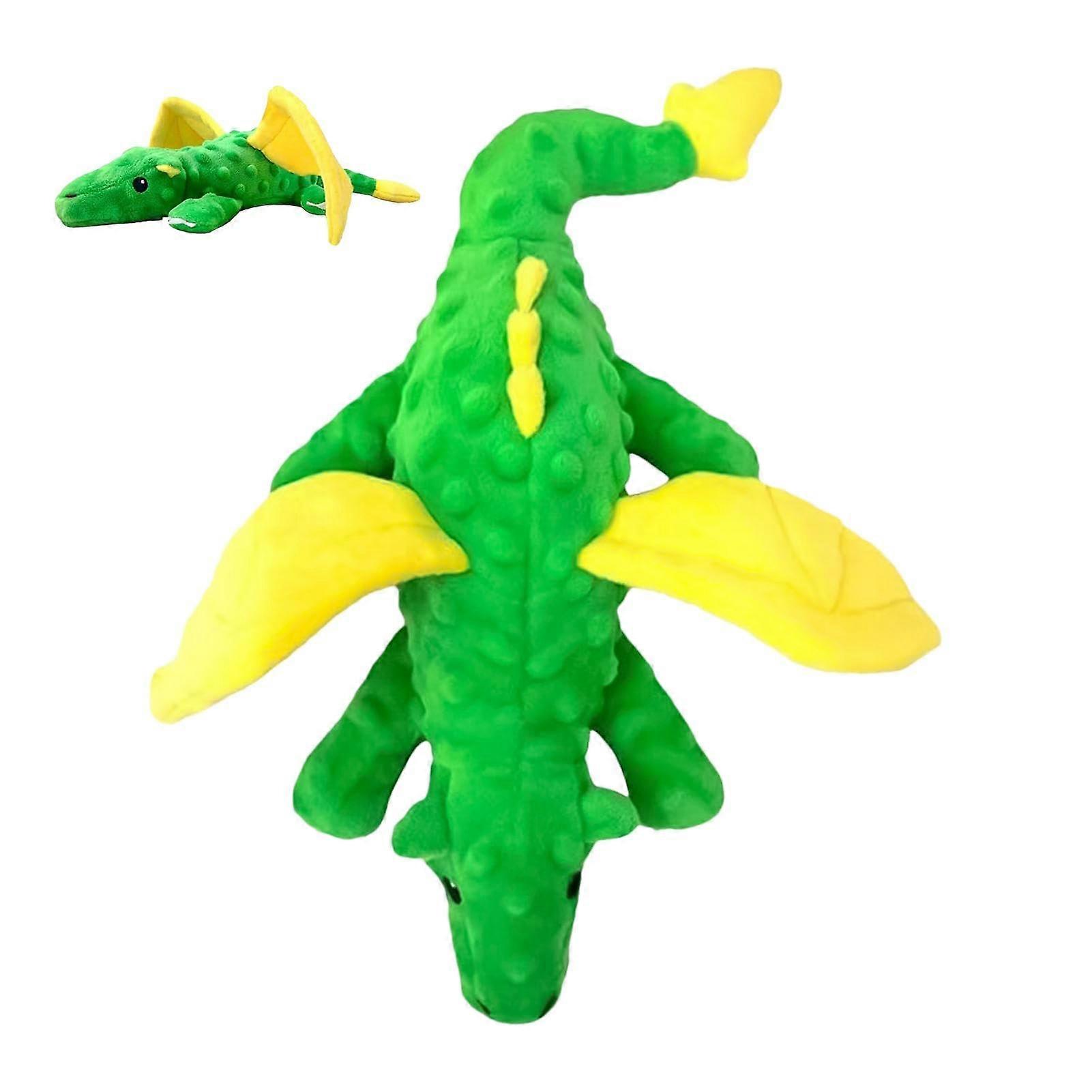 Filled dog toy, cute plush dinosaur shape, chew toy, innovative training accessory, soft multifunctional dog toy for pet stores