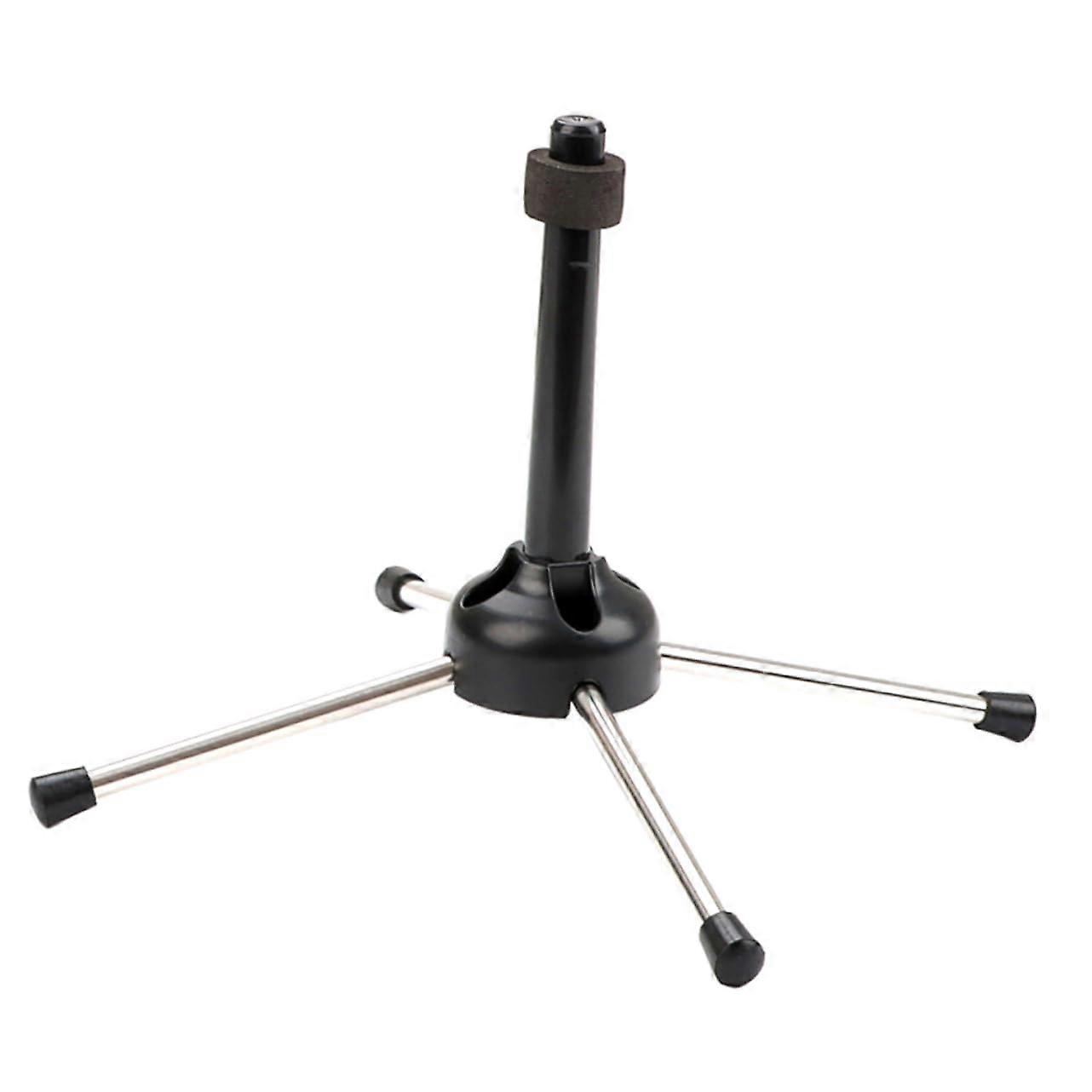 Flute and Clarinet Stand Portable Rack for Wind Instruments Stable Holder for Oboe and Flute Durable and Practical for Musicians Black