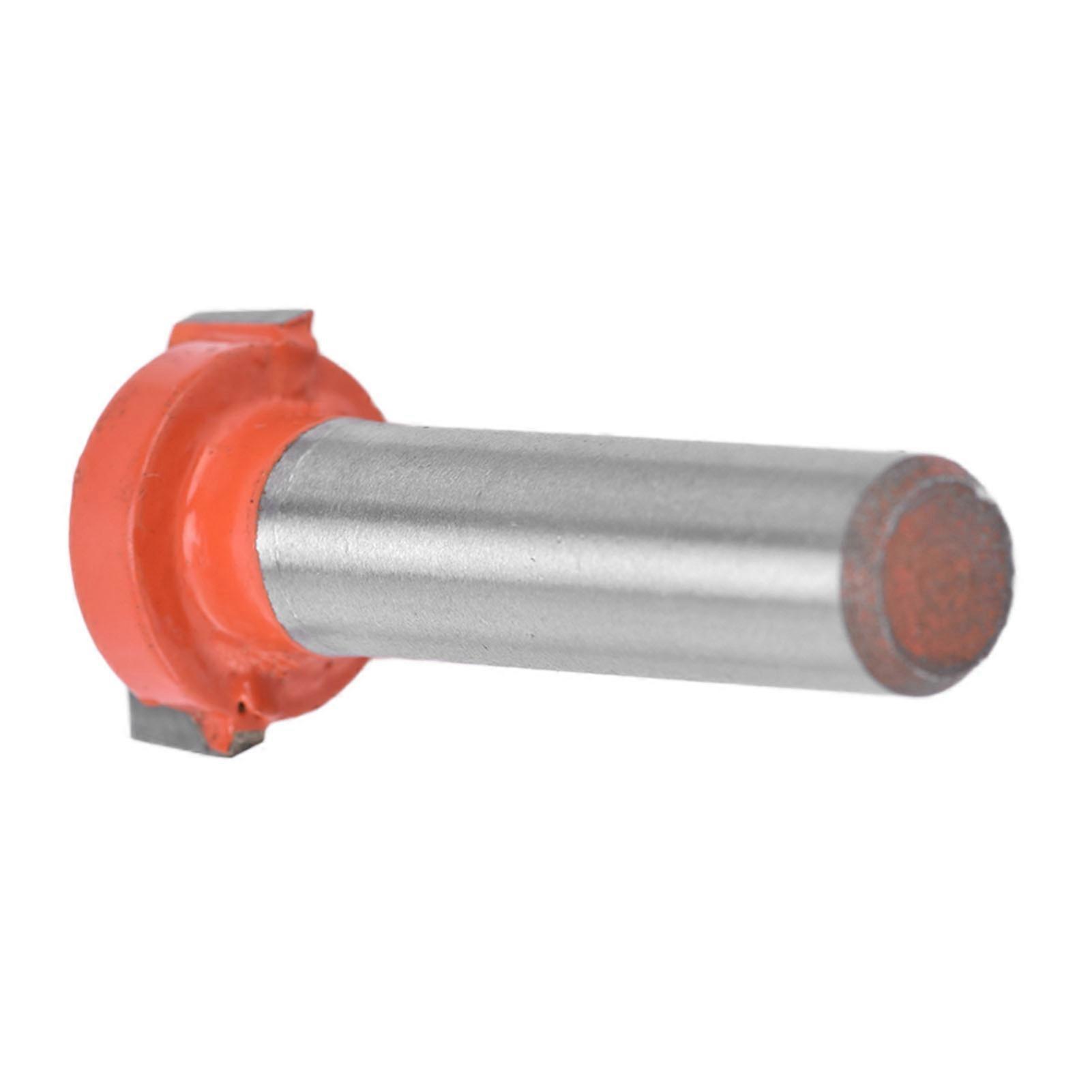 CNC Router Bits Tungsten Carbide Blade 45 Gauge Steel Body PTFE Coating 8mm/0.3in Round Shank Clean Cutting Tool16mm 