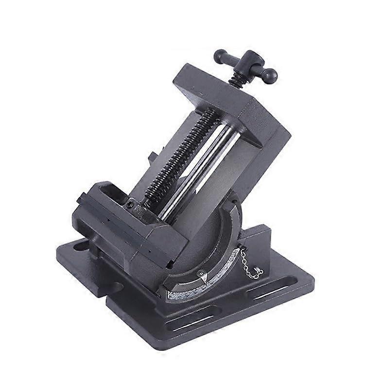 performance quickrelease vise, workbench vise, swivel guide vise, 100 mm (4 inch) 90° rotatable drill press vise (Size: 4in)