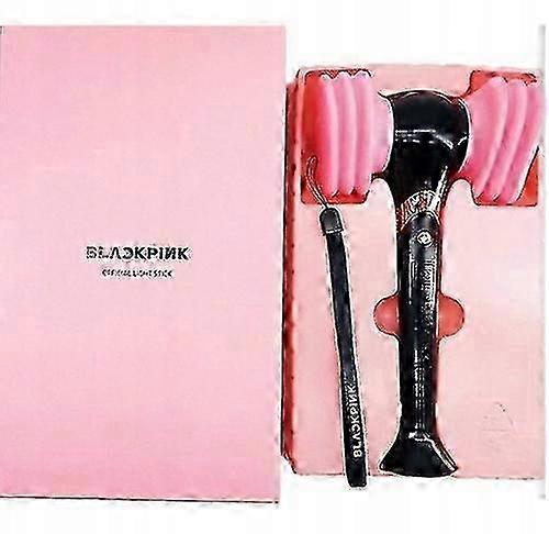 A K-pop Blackpink hammer light glow stick and lightstick.