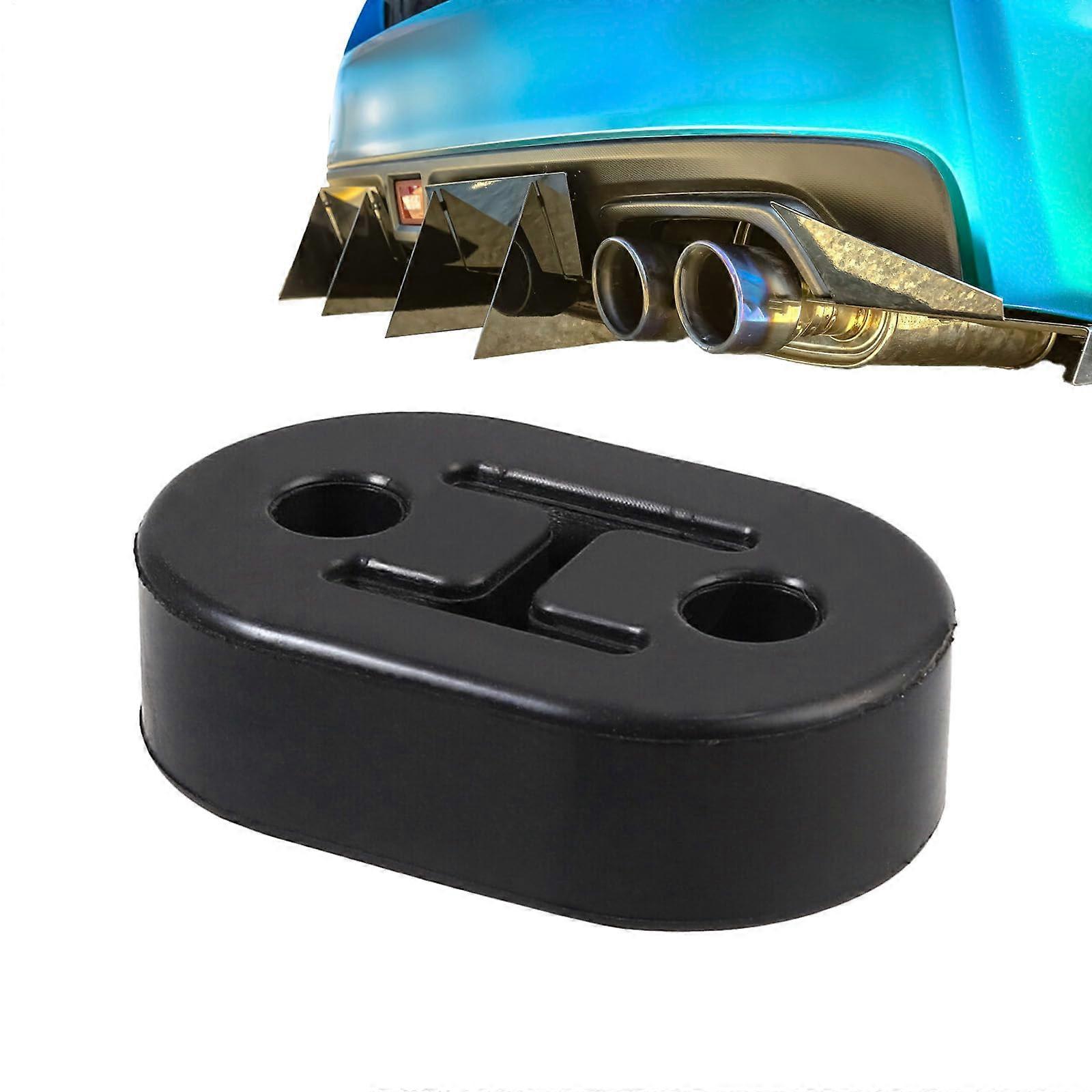 Auto Exhaust Rubber Hanger - Universal Muffler Mounting Bracket, Durable Pipe Isolator for Vehicle Exhaust Systems, Black