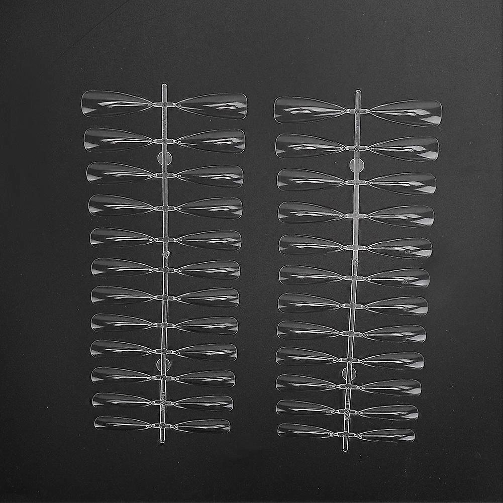 500pcs Transparent High Toughness ABS False Nail Tips DIY