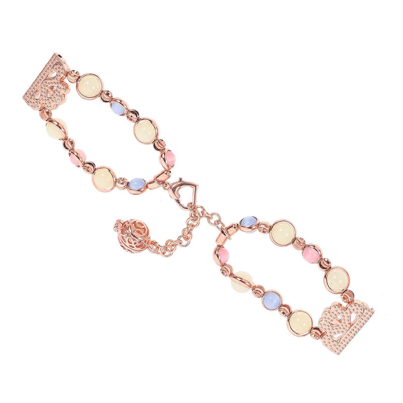Luminous Watch Strap Chain Design for Watch Golden Zinc Alloy Replacement 1Pcs