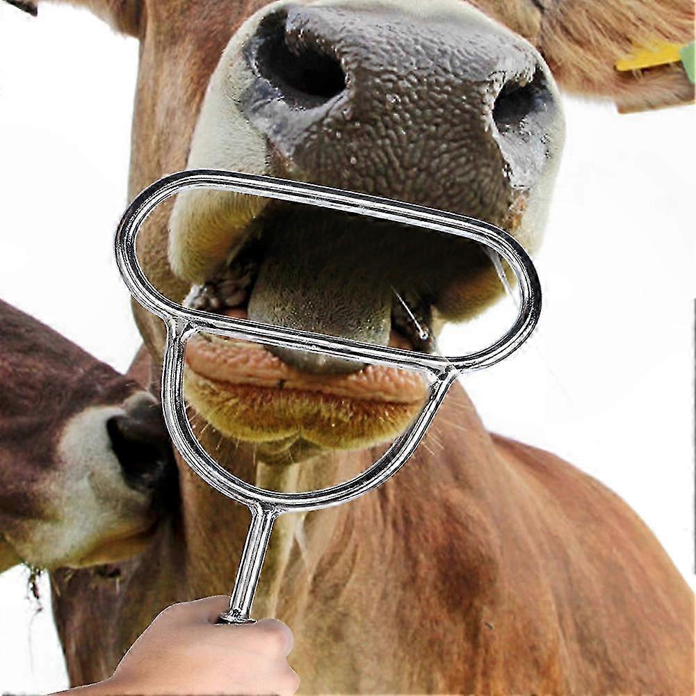 Livestock Mouth Opener Tool for Cattle, Sheep, and Pigs - Veterinary Irrigation and Dilator Equipment