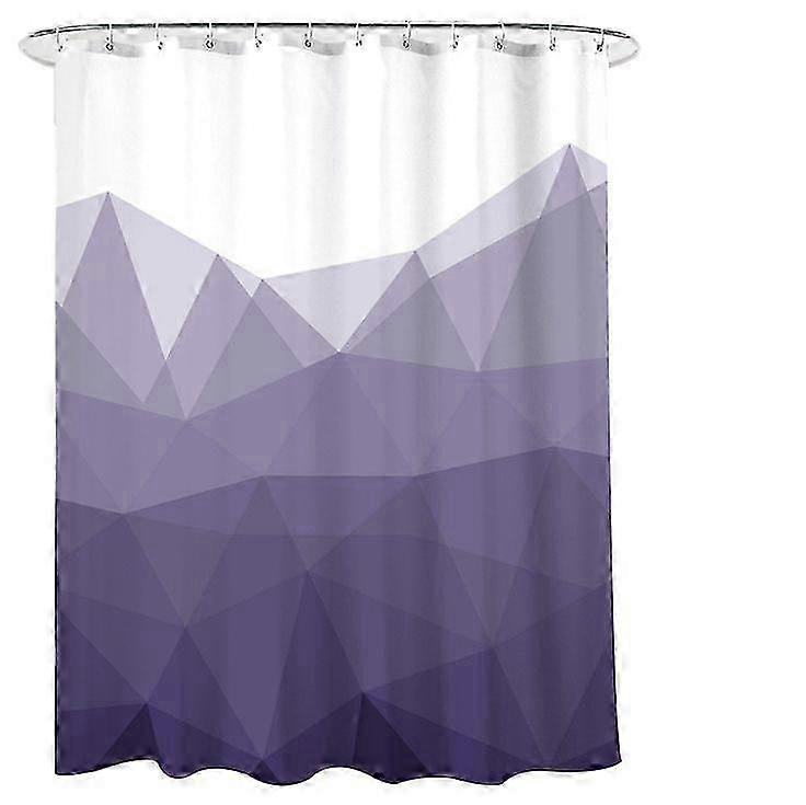 Duschvorhang Neutral gestreifter Duschvorhang Polyester