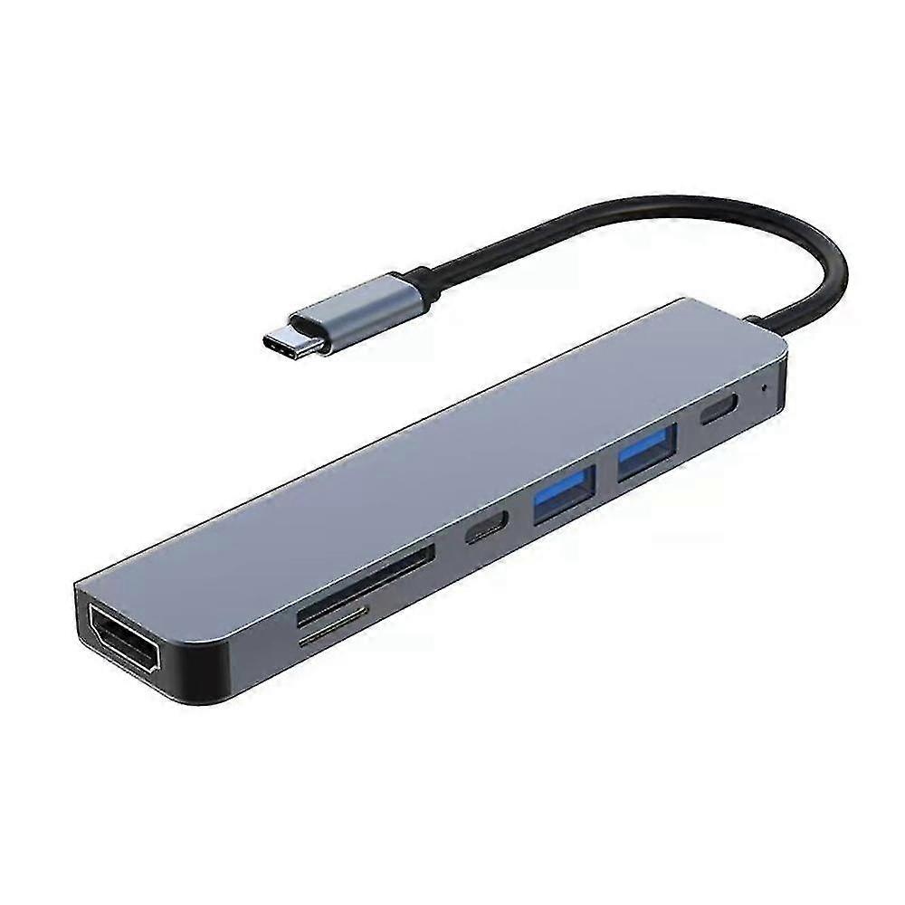 USB Docking Station , 7-In-1 Hub, with PD100W, SD/TF, -Compatible, ...